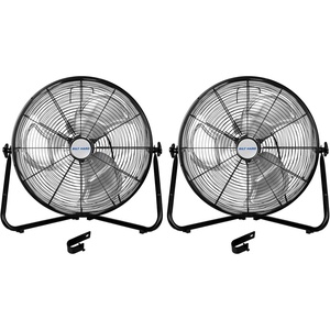 image:imageBILT HARD 20 Inch Heavy Duty Floor Fan with 3 Speeds 4650 CFM High Velocity Industrial Shop Fan with WallMounting System for Garage Commercial and Greenhouse