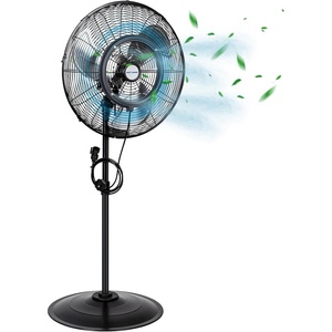 image:imageBILT HARD 20 Outdoor Pedestal Misting Fan 3Speed HighVelocity Patio Misting Fans for Outside Waterproof Tilting Fan with Mists for Outdoor Cooling UL Listed Not Oscillating