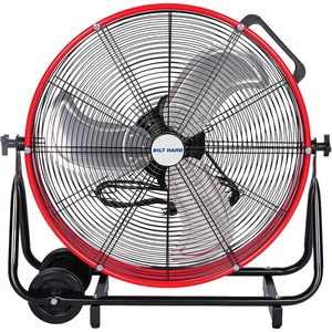 image:imageBILT HARD 24 Heavy Duty Industrial Drum Fan 8100 CFM High Velocity Drum Fan with 3Speed Control Metal Shop Fan for Warehouse Garage Workshop Basement and Factory