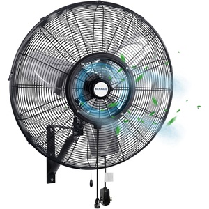 image:imageBILT HARD 24 Outdoor Misting Wall Fan 3Speed Patio Fans for Outside 80Oscillation Waterproof Industrial Wall Mount Fan for Outdoor UL Listed30 inch Misting Wall Fan