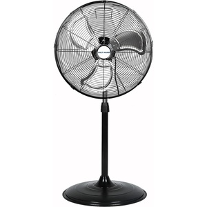 image:imageBILT HARD 3850 CFM 18 High Velocity Pedestal Oscillating Fan 3Speed Industrial Standing Fan with Aluminum Blades Heavy Duty Metal Shop Fan for Commercial Residential and Garage 2 Pack20 inch